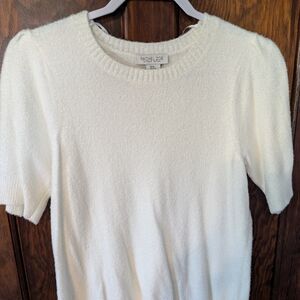 Rachel Zoe White Knit Sweater